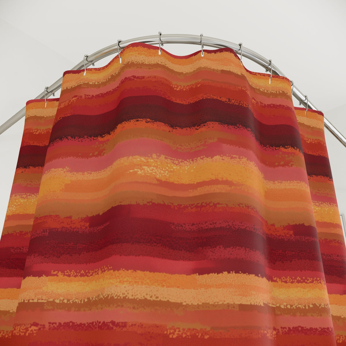 Sunset Stripes Shower Curtains