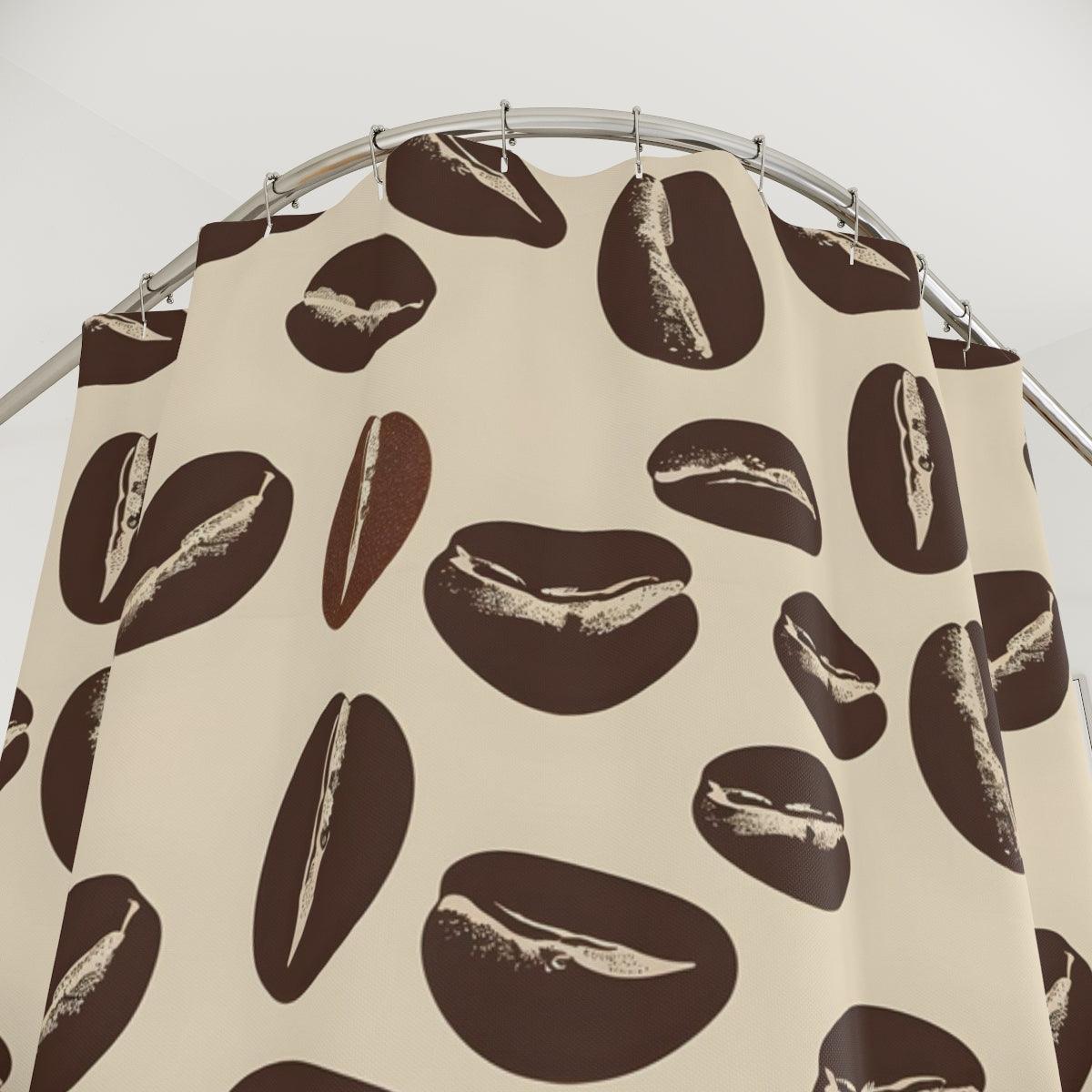 Coffee Bean Bliss Shower Curtain