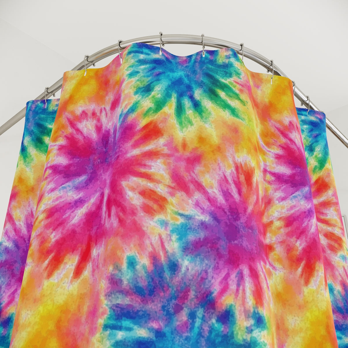 Vibrant Tie-Dye Shower Curtain