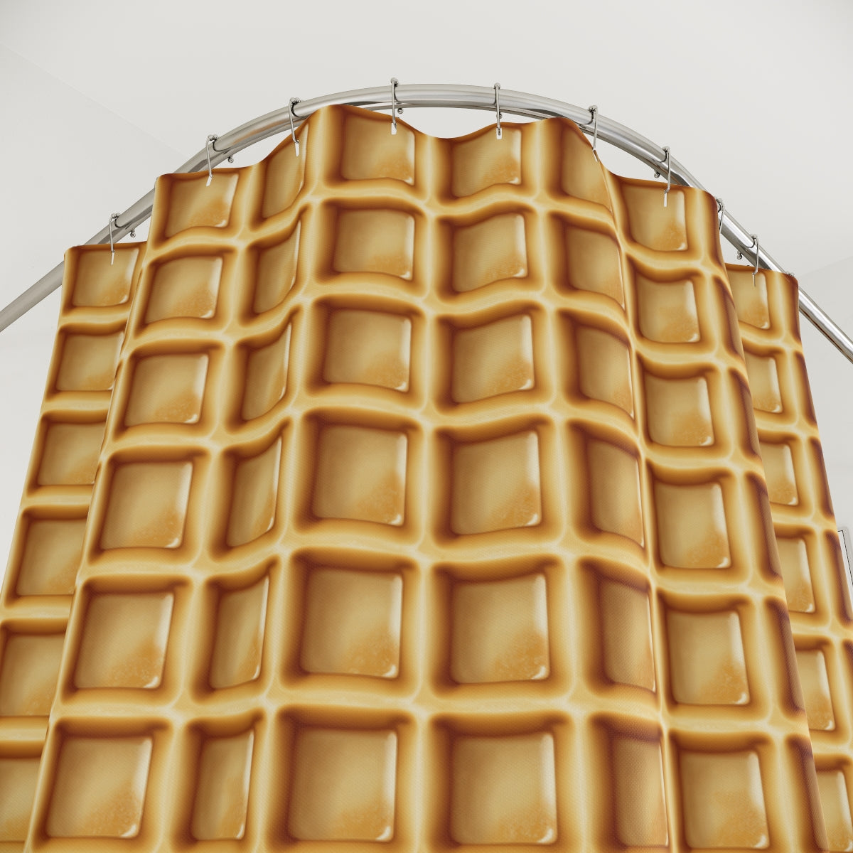 Waffle Weave Shower Curtain