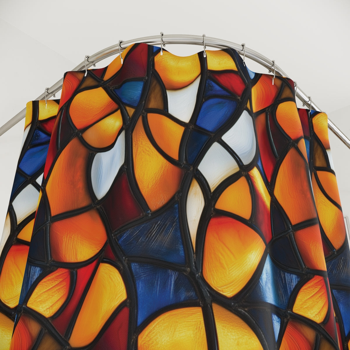 Stained Glass Shower Curtain