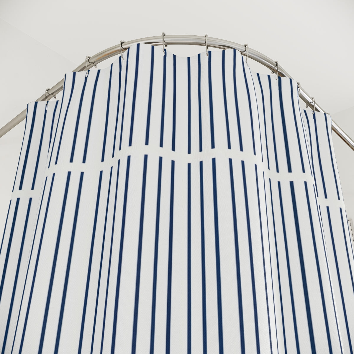 Modern Pinstripe Shower Curtain