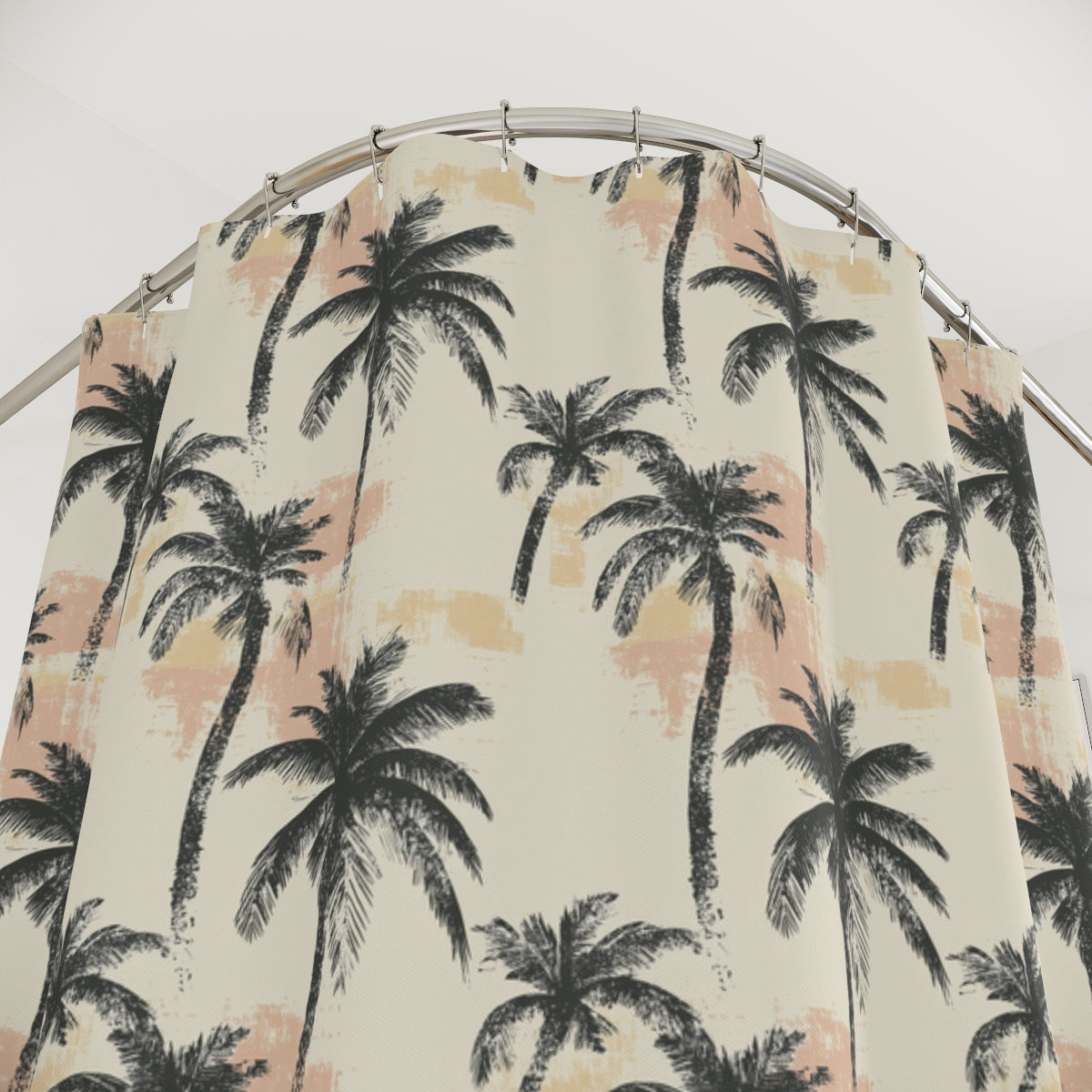 Vintage Palm Tree Shower Curtains