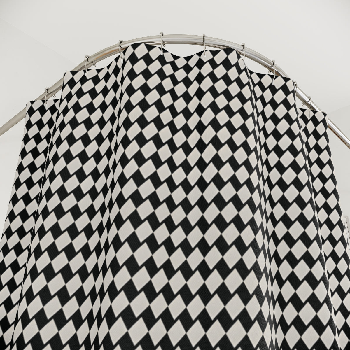 Mini Checker Shower Curtains