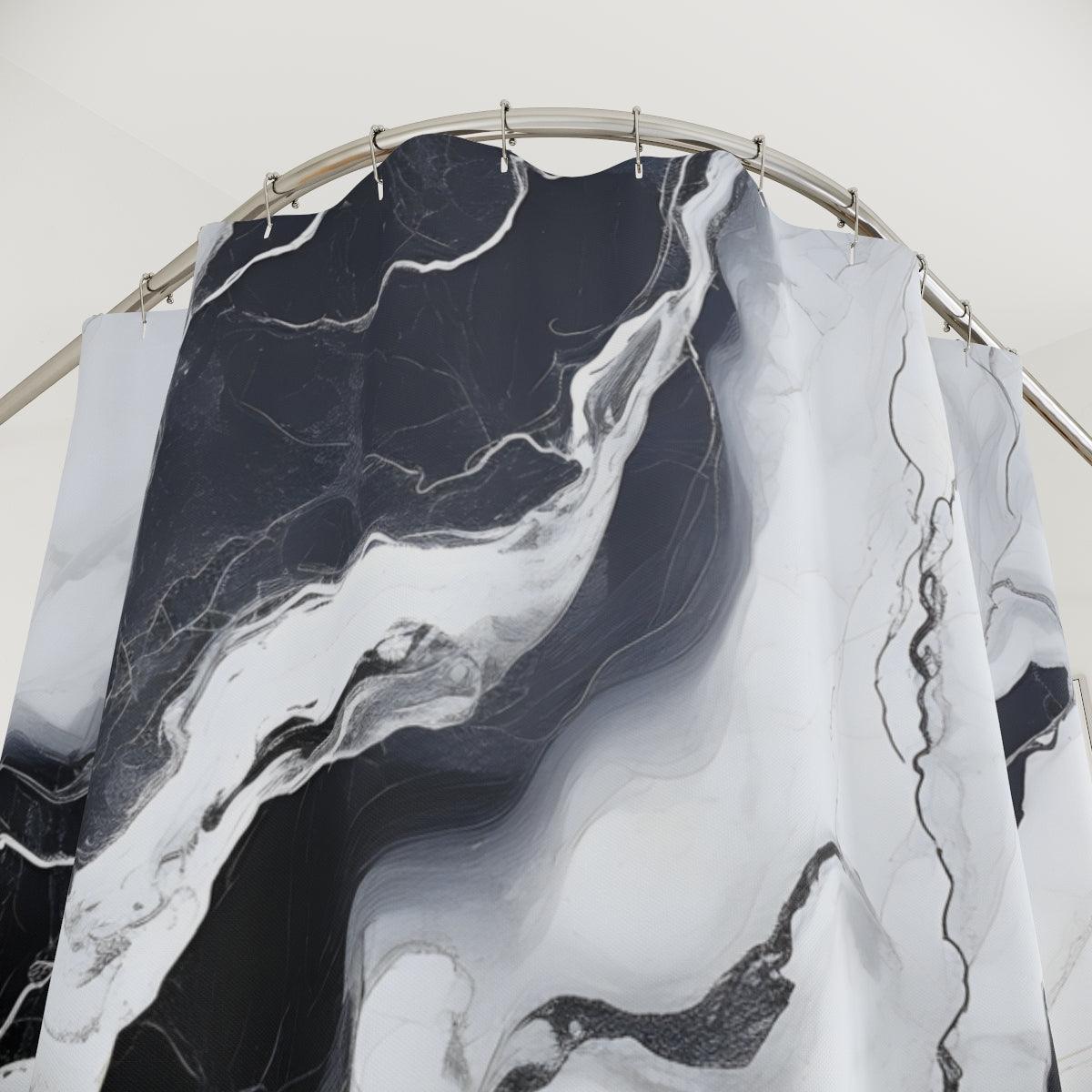 Marble Elegance Shower Curtain