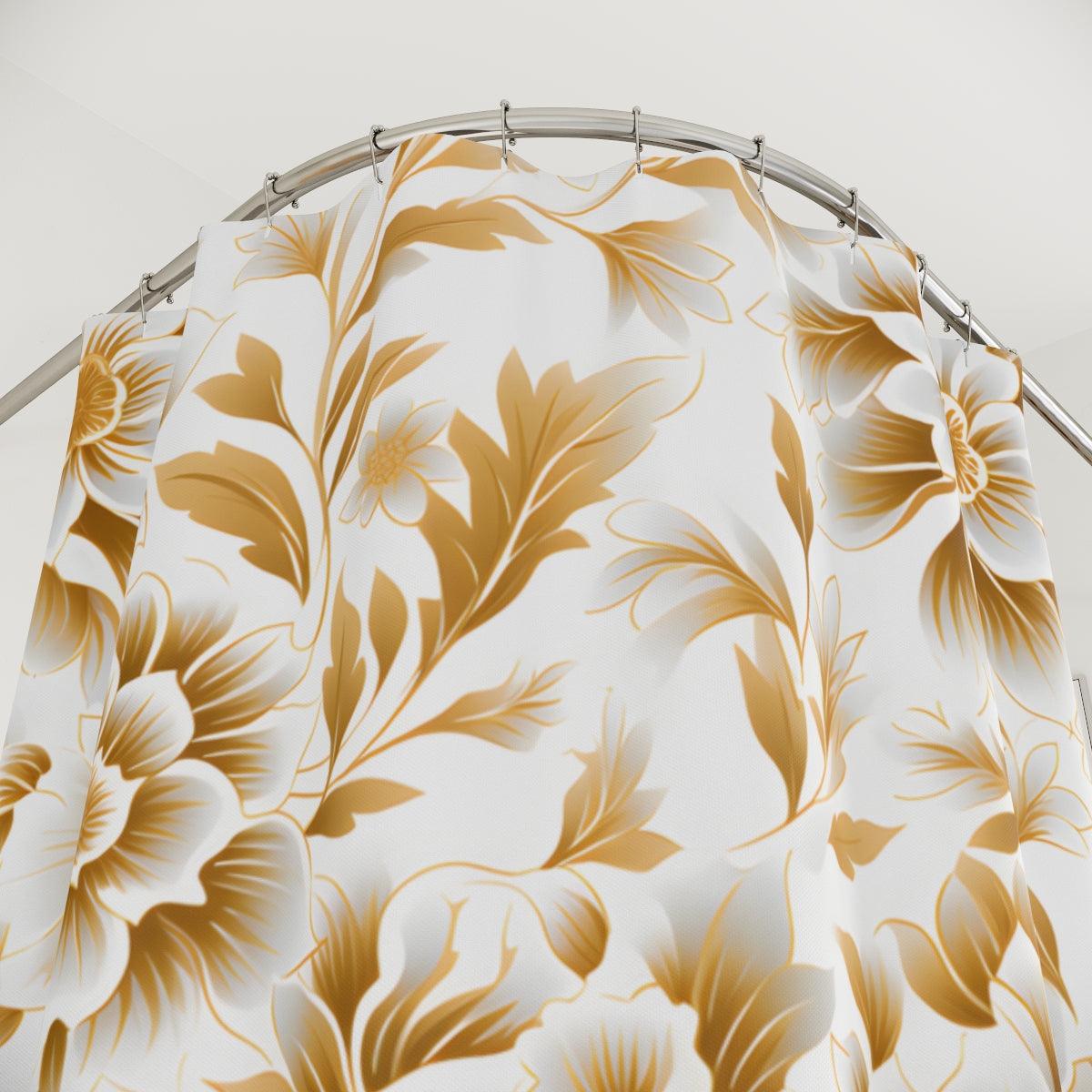 Yellow Porcelain Shower Curtains