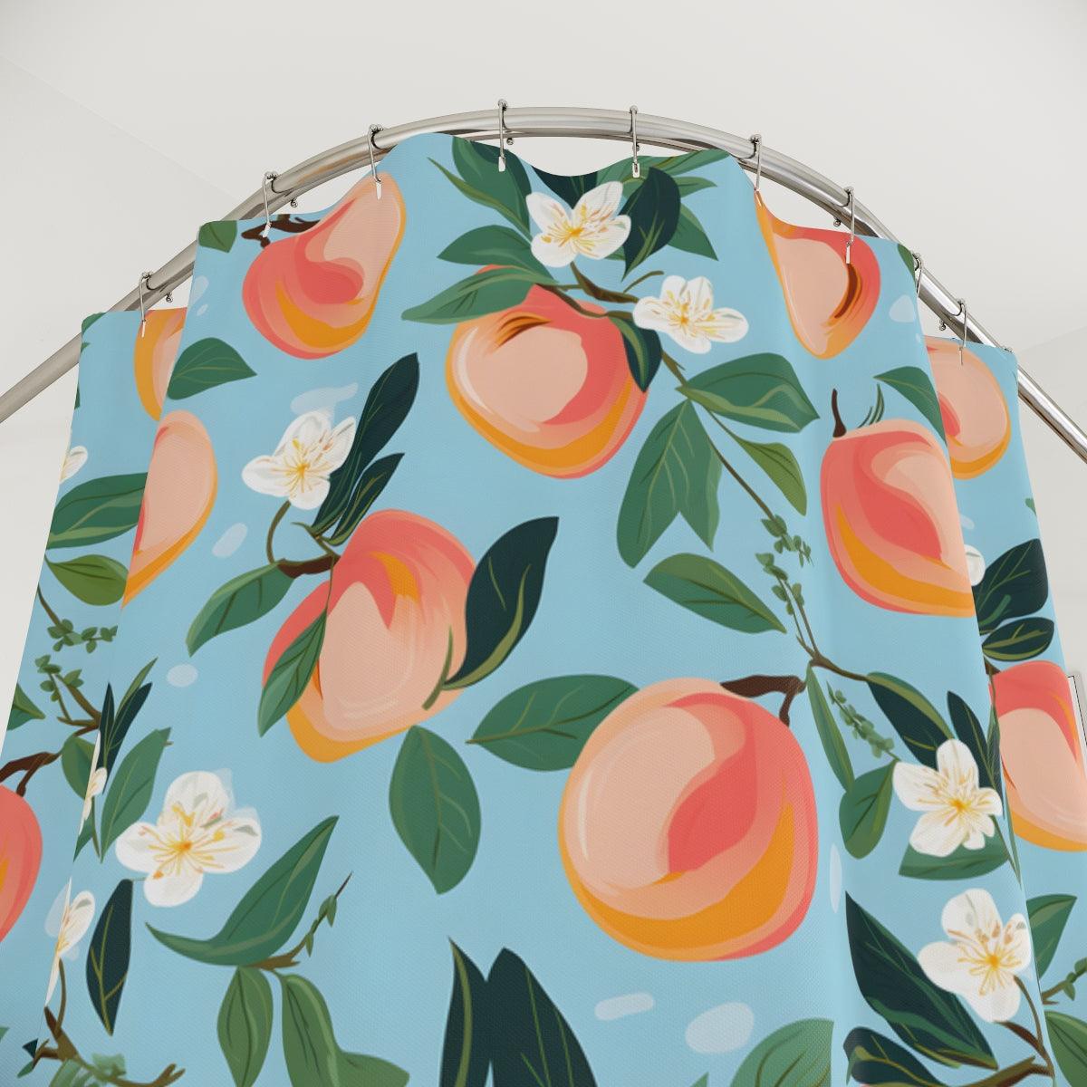 Peach Blossom Shower Curtain