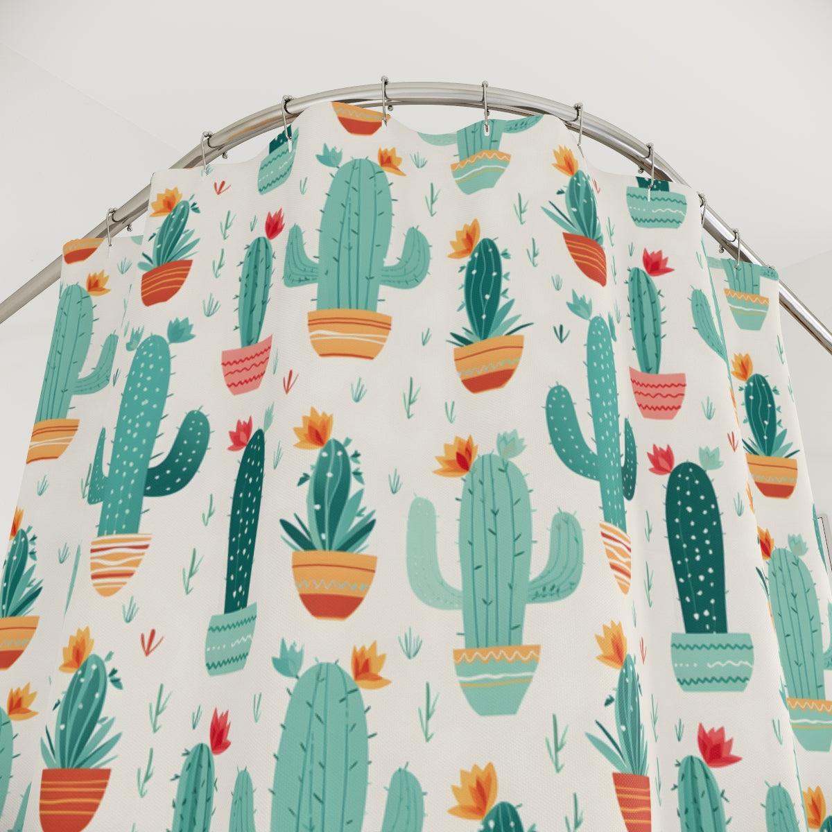 Cactus Shower Curtains