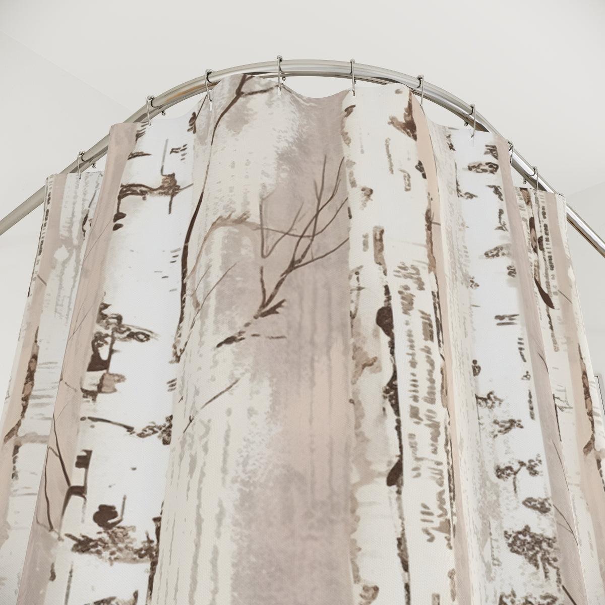 Birch Forest Shower Curtain