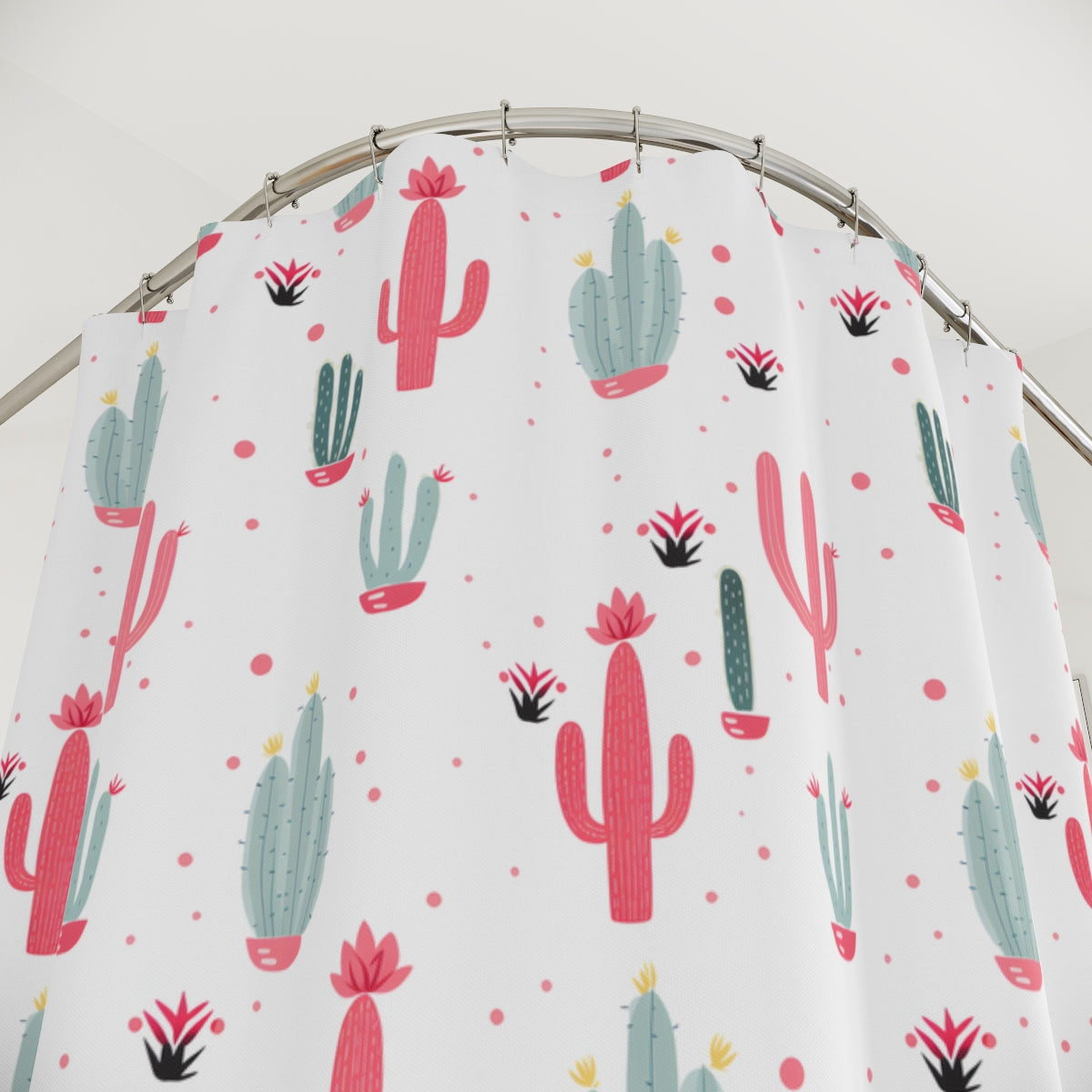 Cactus Oasis Shower Curtain