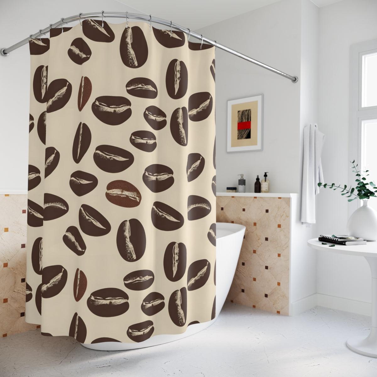 Coffee Bean Bliss Shower Curtain