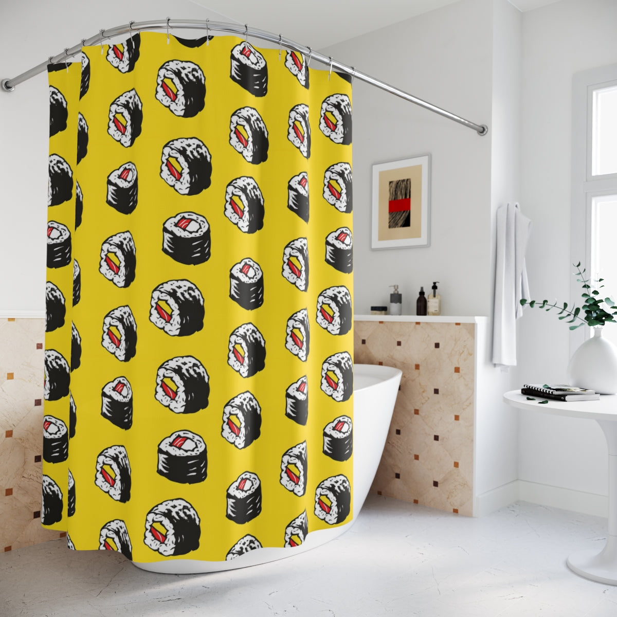 Sushi Roll Shower Curtain