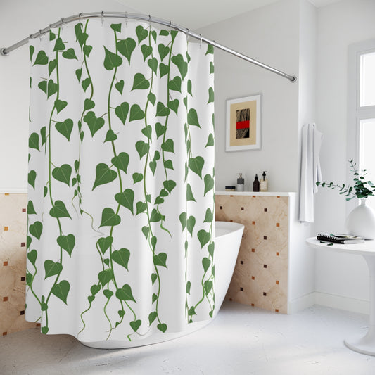 Green Vines Shower Curtain