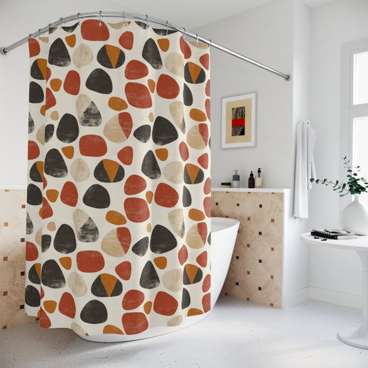 Organic Pebbles Shower Curtains