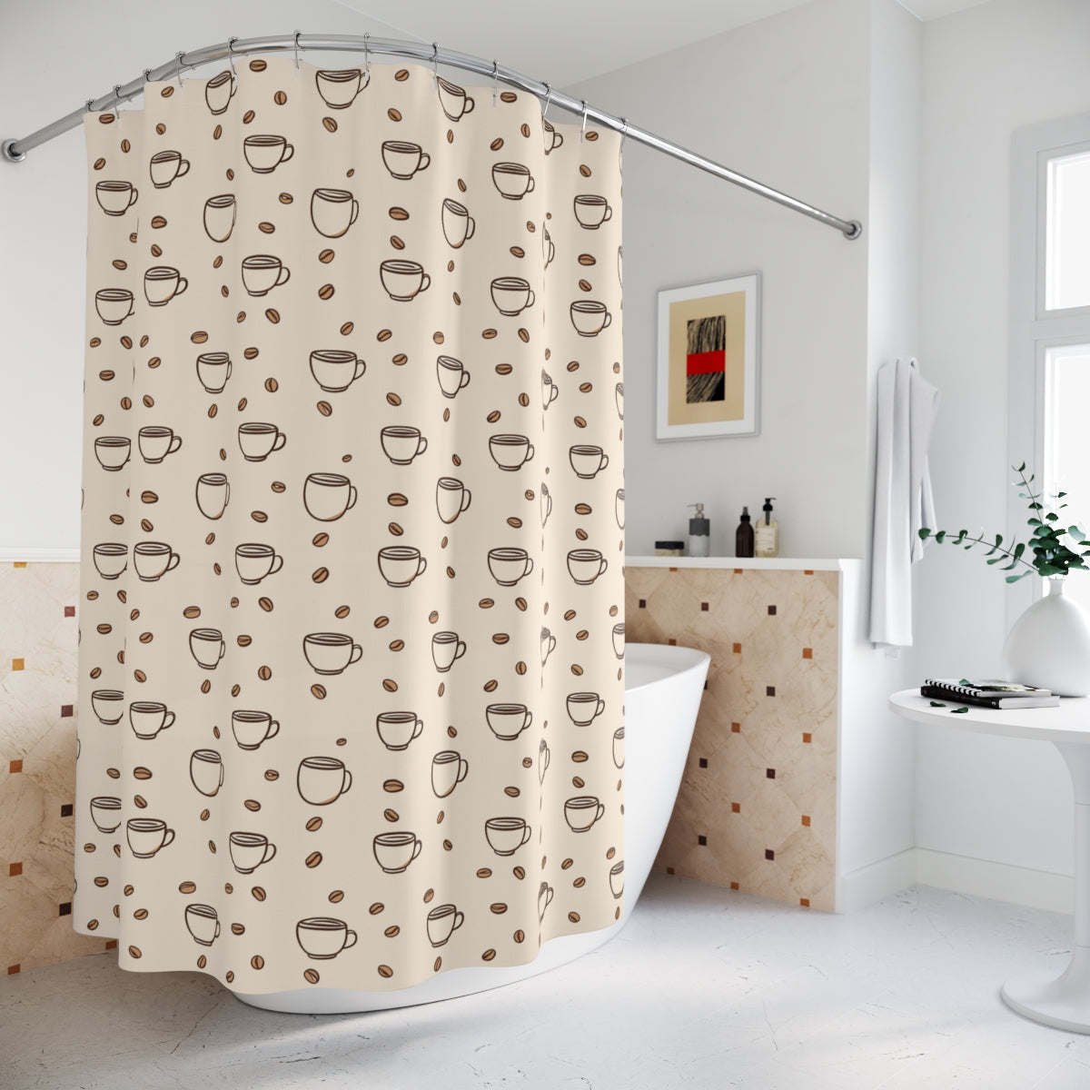 Coffee Cup Shower Curtains