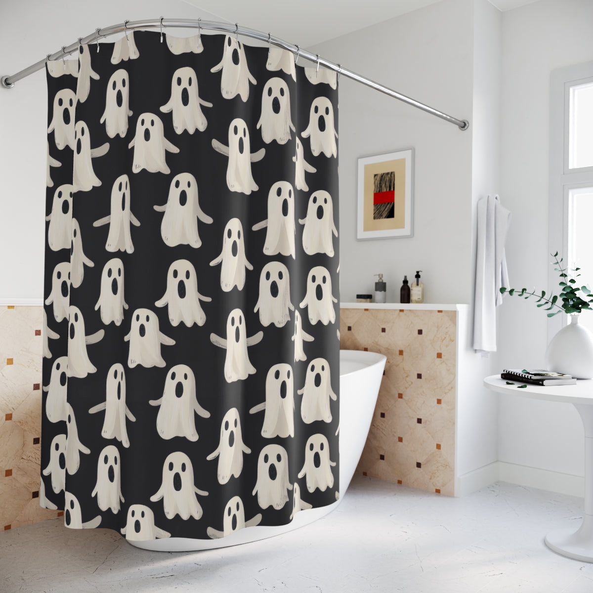 Spooky Ghosts Shower Curtain