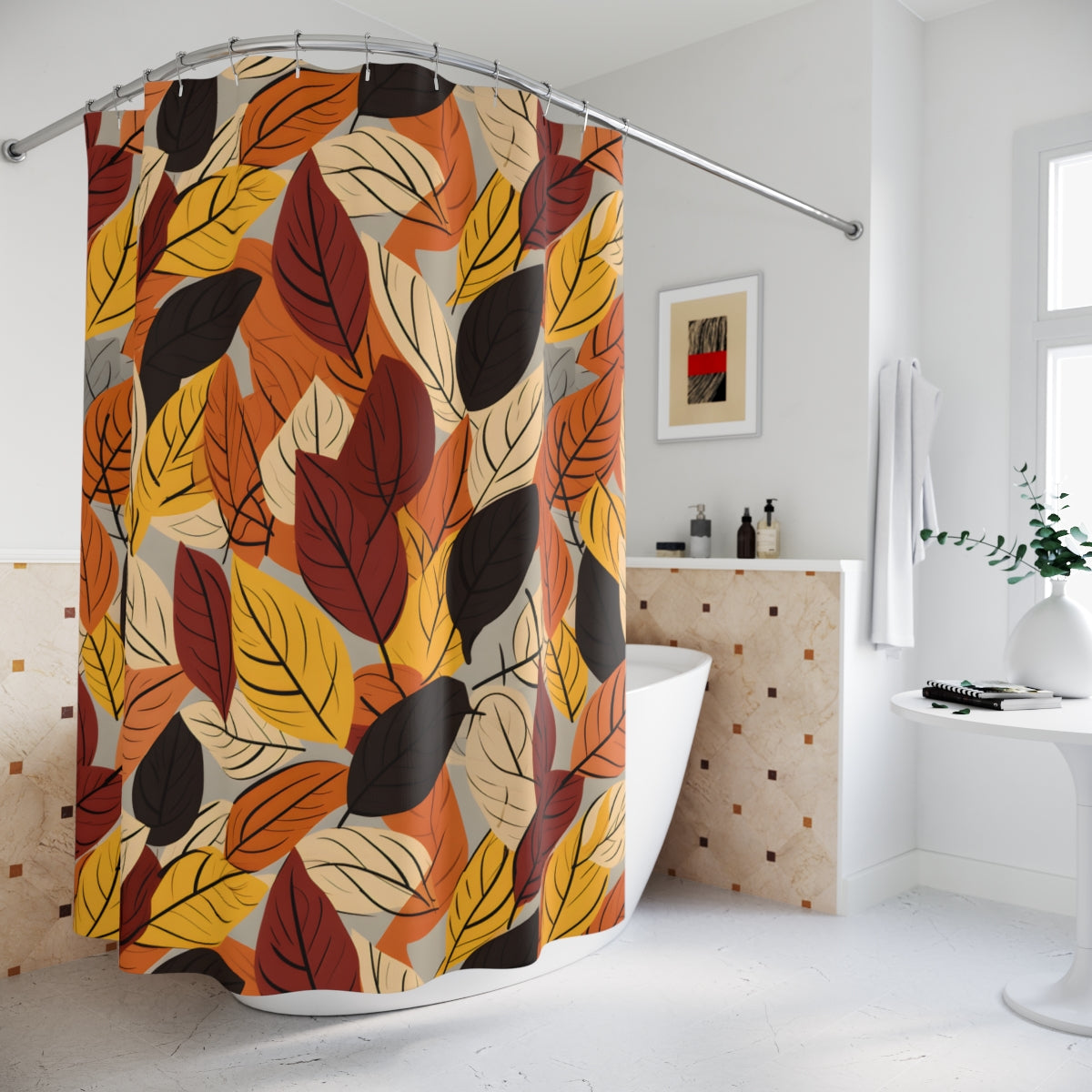 Lush Leaf Shower Curtain