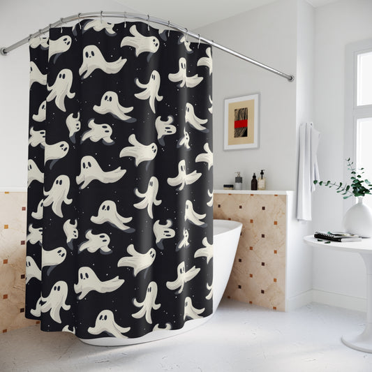 Playful Ghosts Shower Curtains