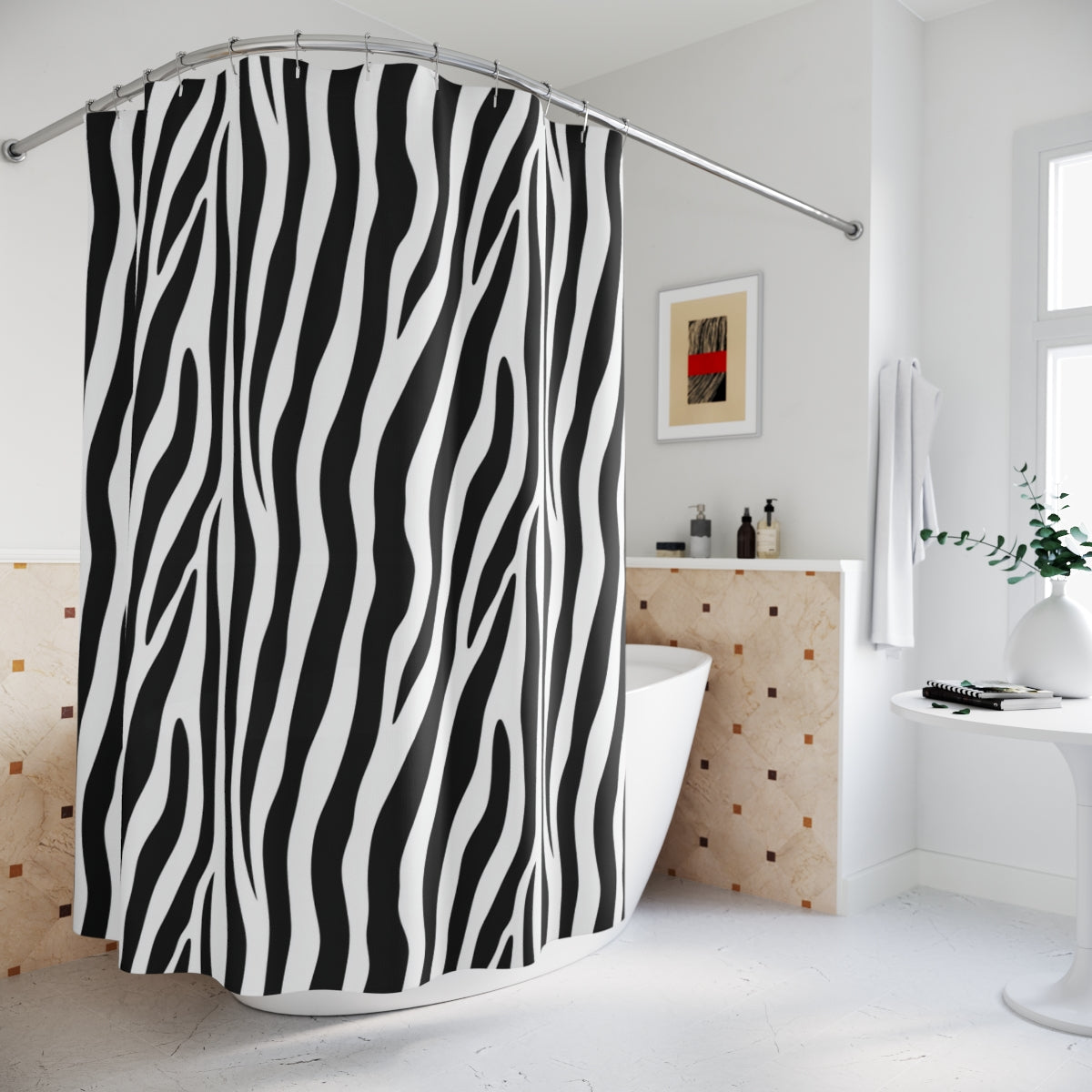 Zebra Stripes Shower Curtain