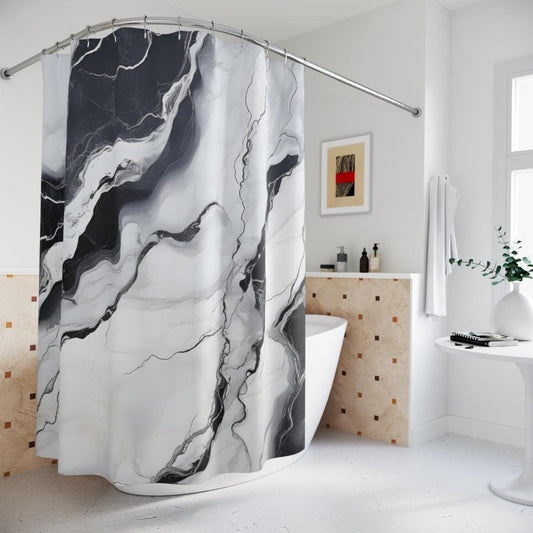 Marble Elegance Shower Curtain