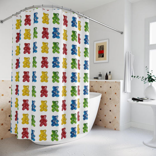 Gummy Bear Fun Shower Curtain