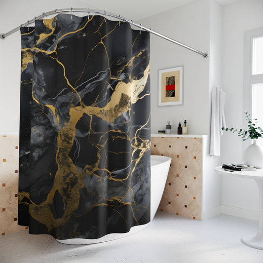 Marble Elegance Shower Curtain