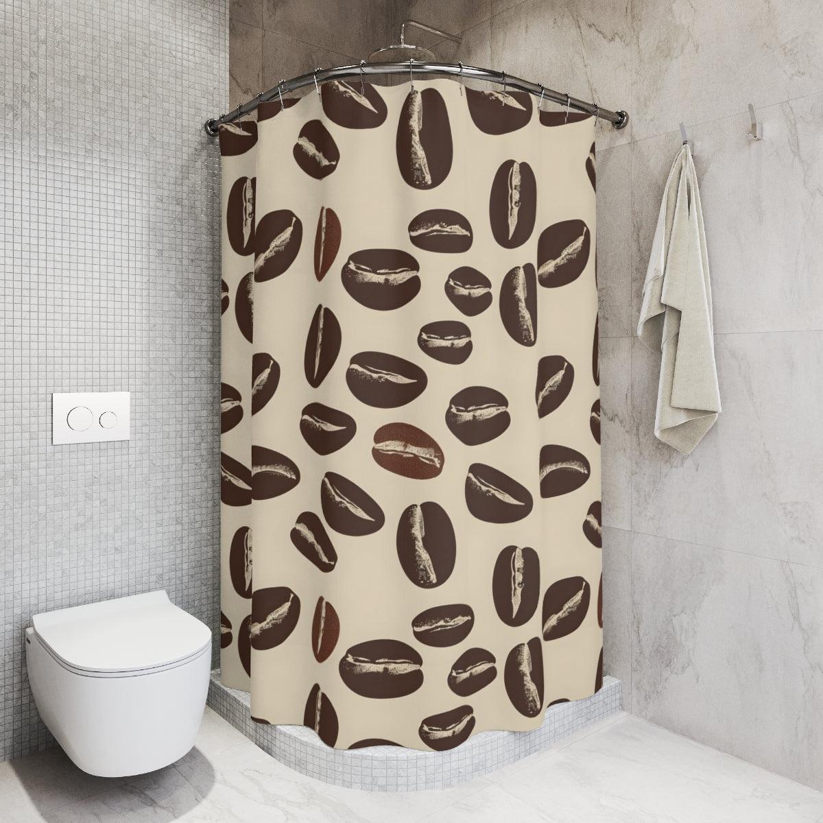 Coffee Bean Bliss Shower Curtain