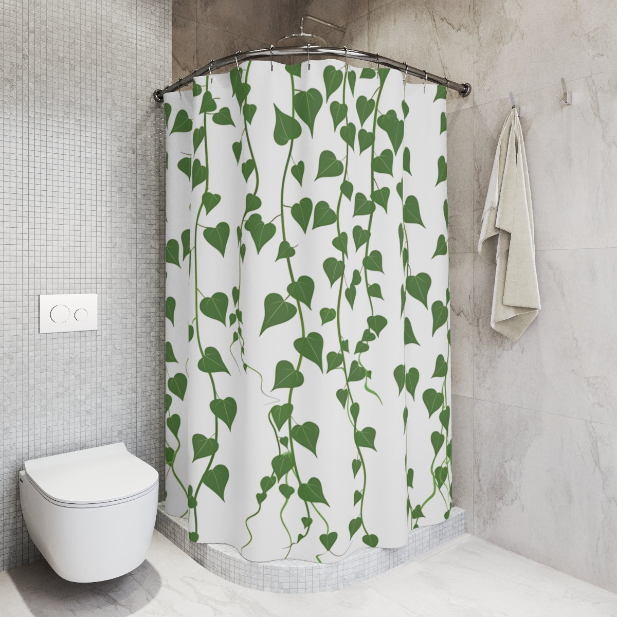 Green Vines Shower Curtain