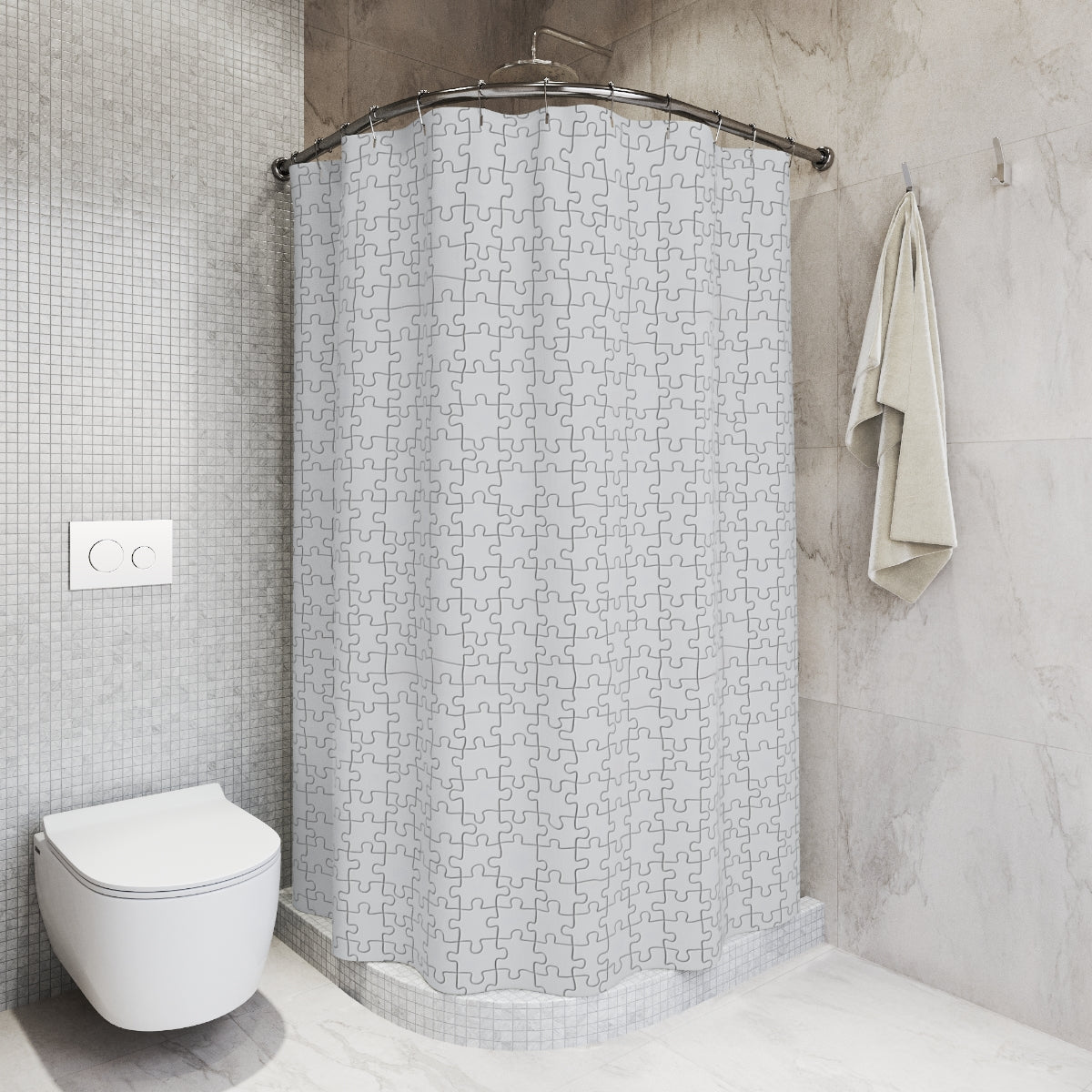 Puzzle Shower Curtains