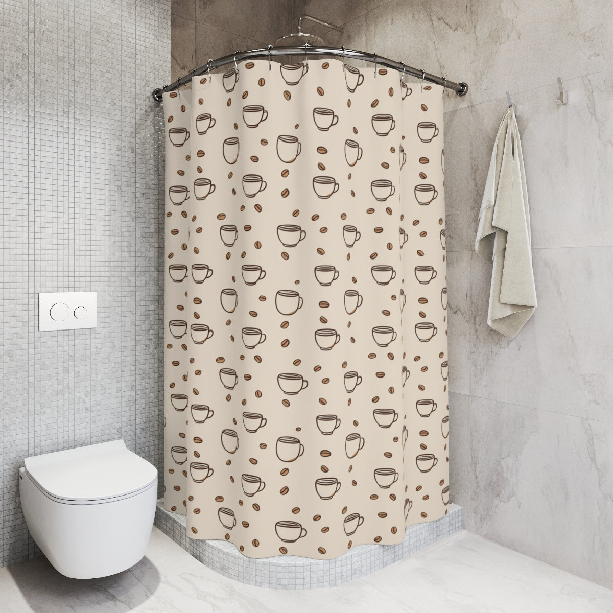 Coffee Cup Shower Curtains