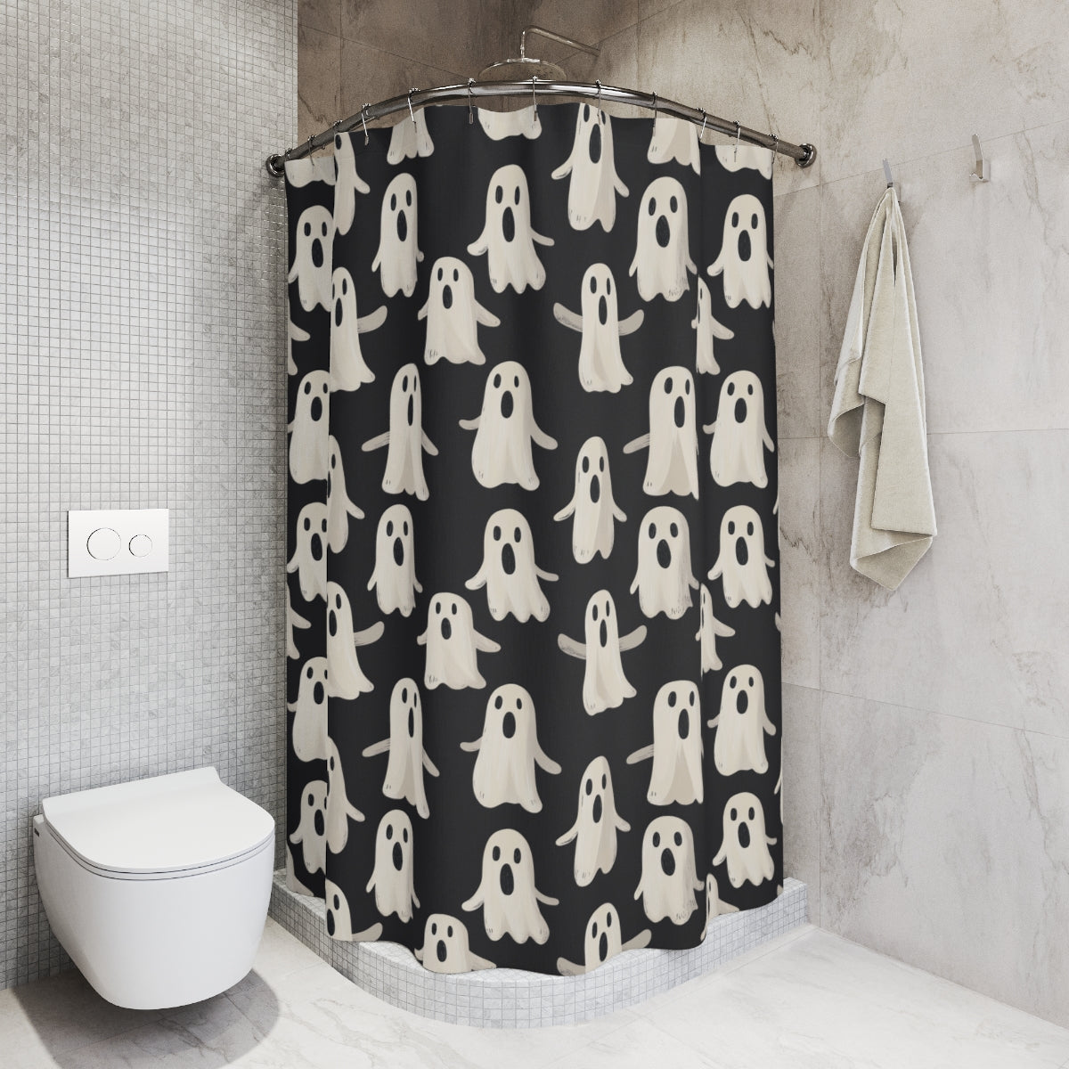 Spooky Ghosts Shower Curtain