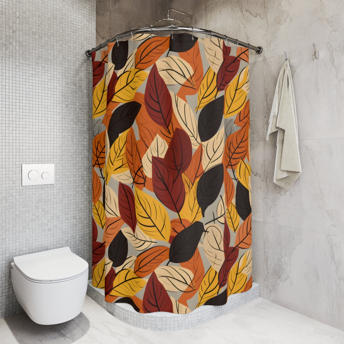 Lush Leaf Shower Curtain