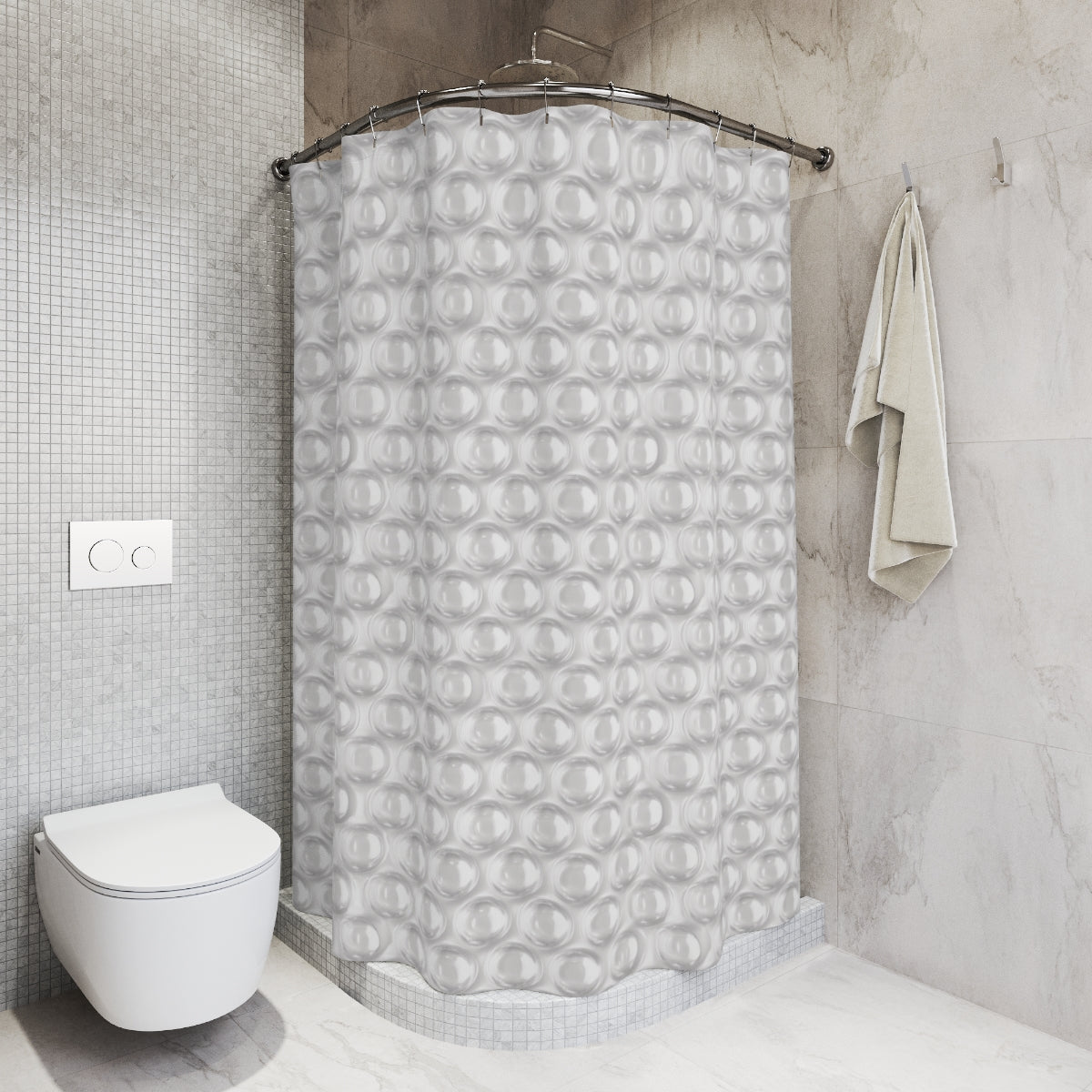 Bubble Wrap Shower Curtains