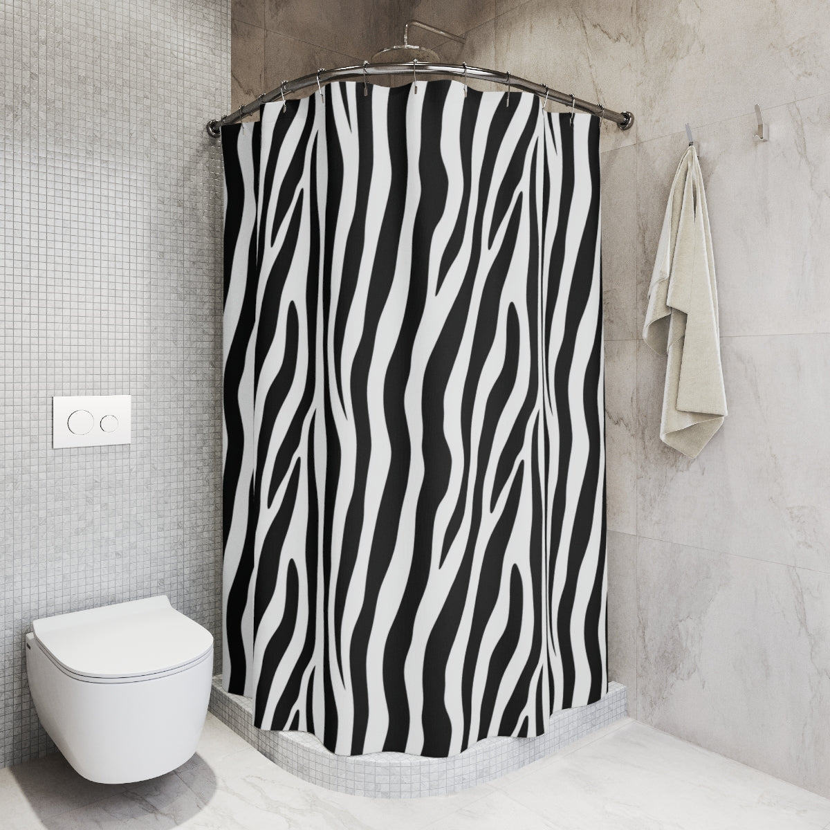 Zebra Stripes Shower Curtain