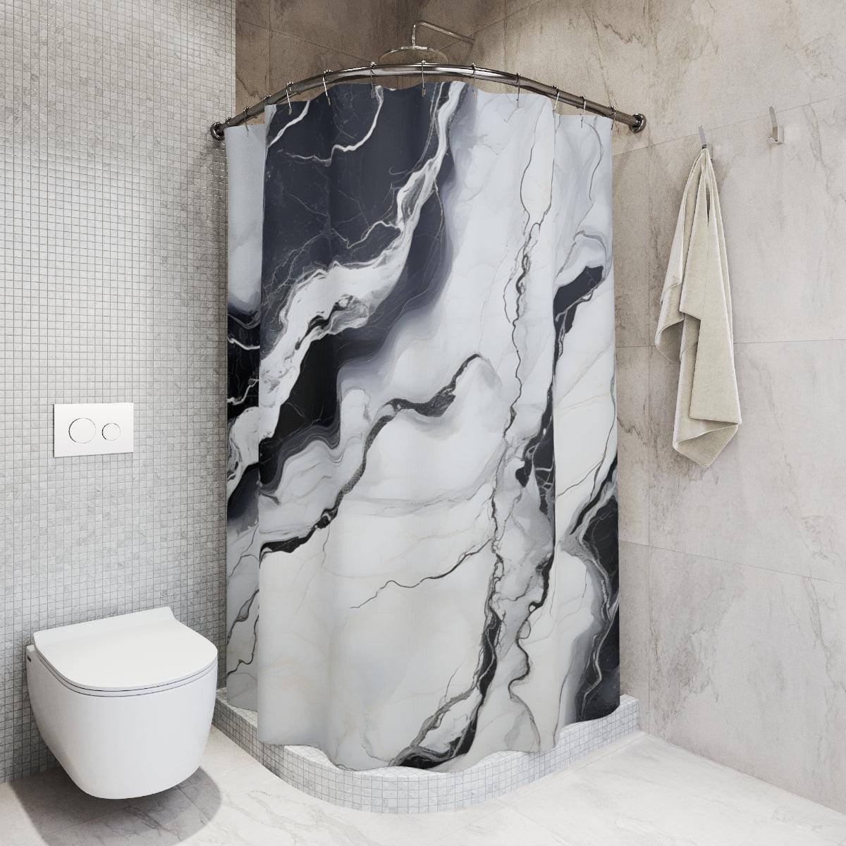 Marble Elegance Shower Curtain