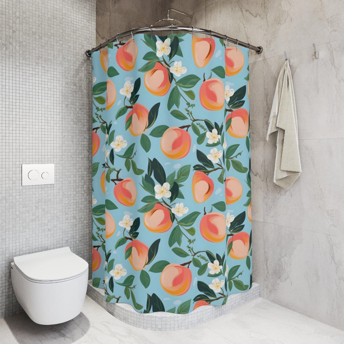 Peach Blossom Shower Curtain