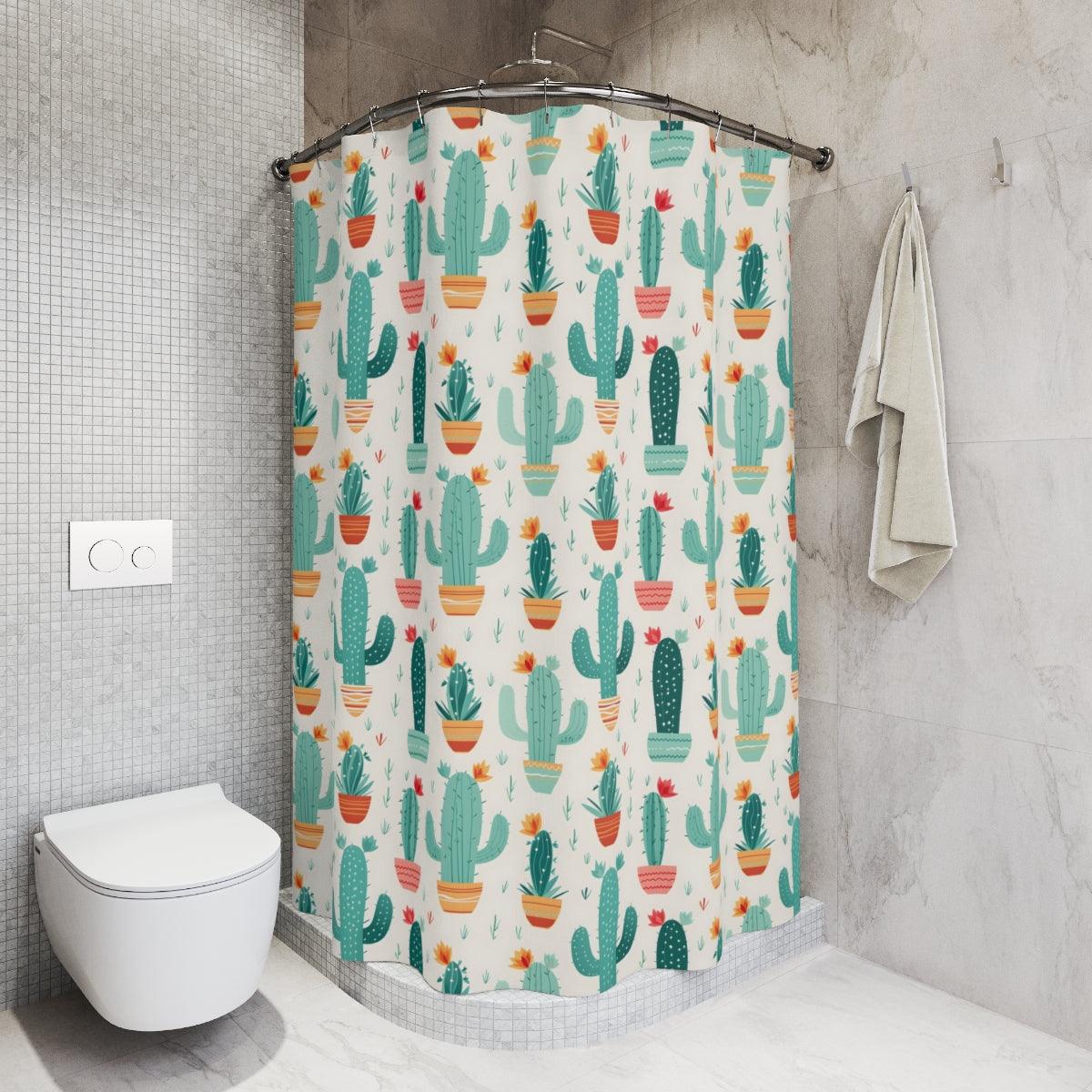 Cactus Shower Curtains