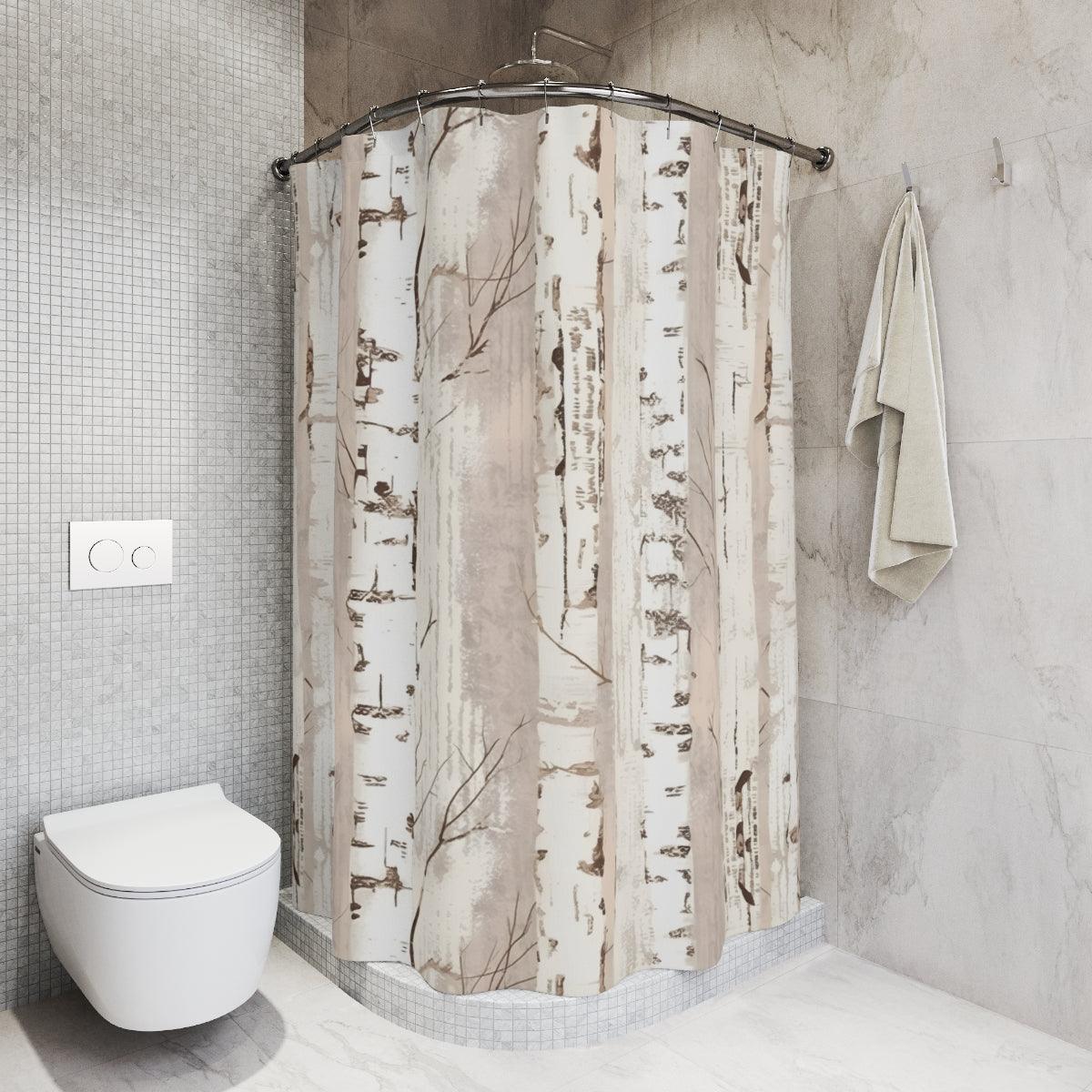 Birch Forest Shower Curtain