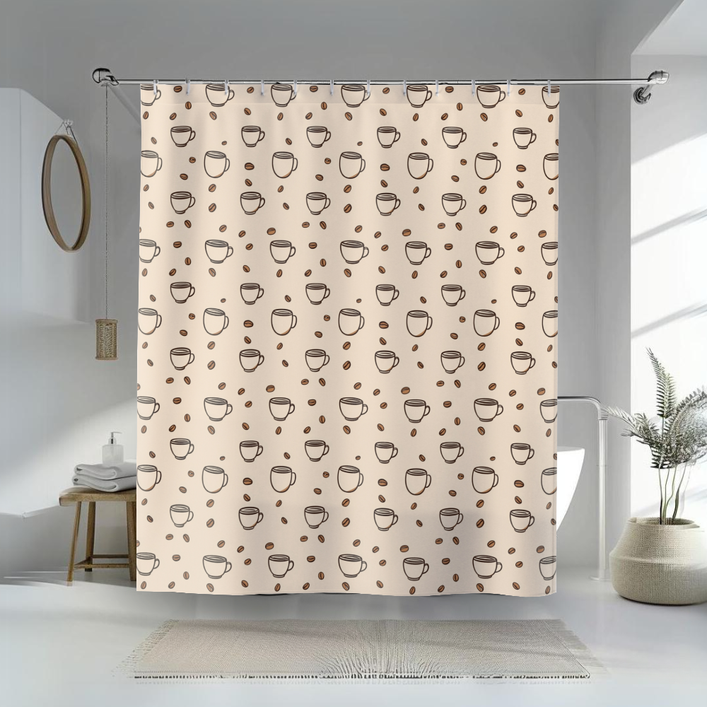 Coffee Cup Shower Curtains