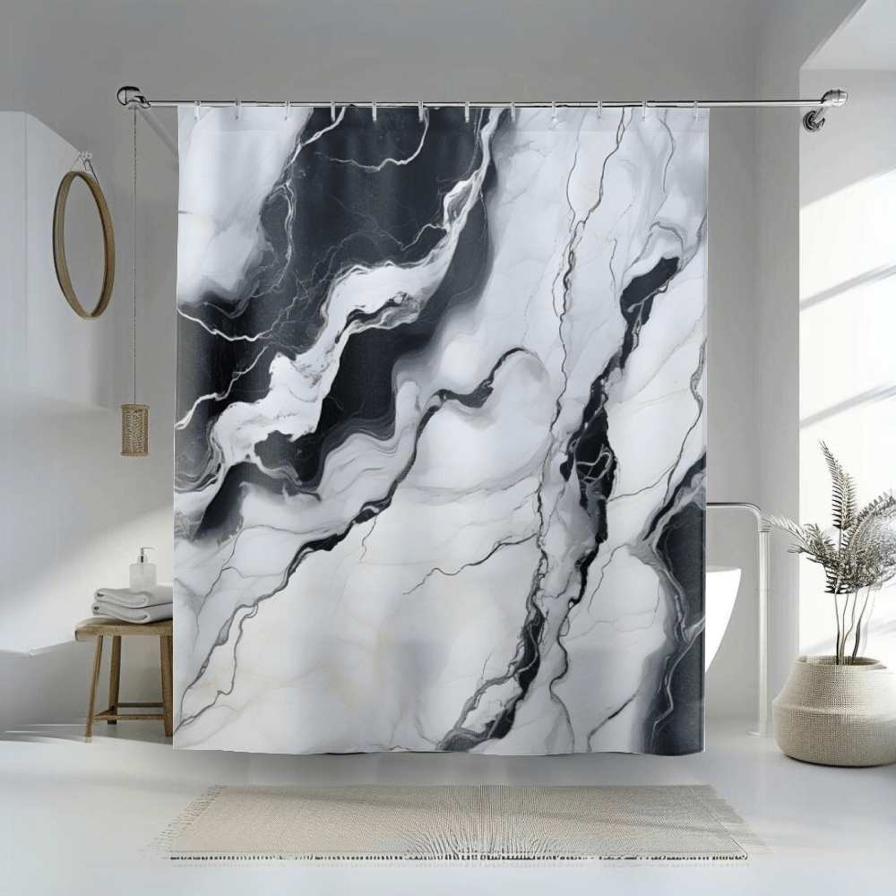 Marble Elegance Shower Curtain