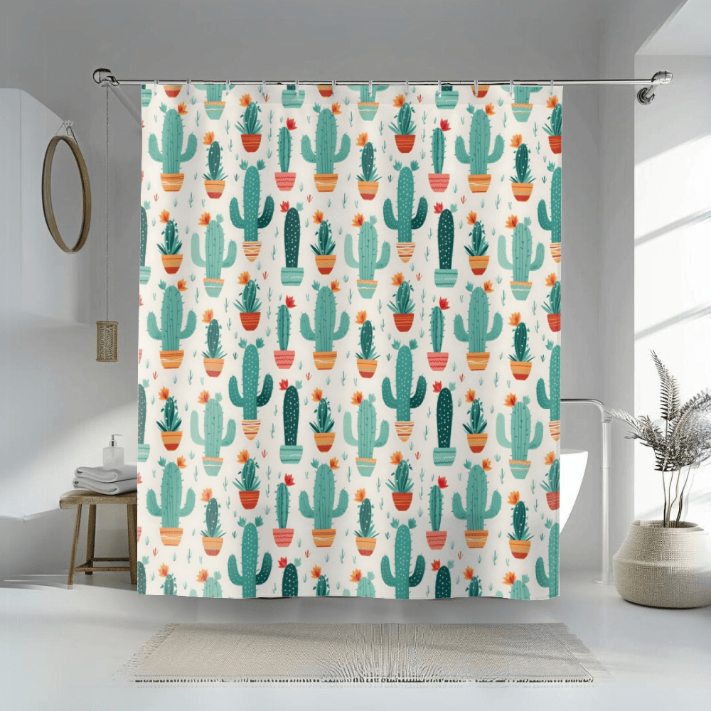 Cactus Shower Curtains