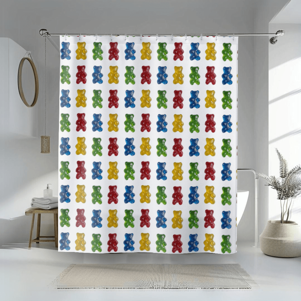 Gummy Bear Fun Shower Curtain