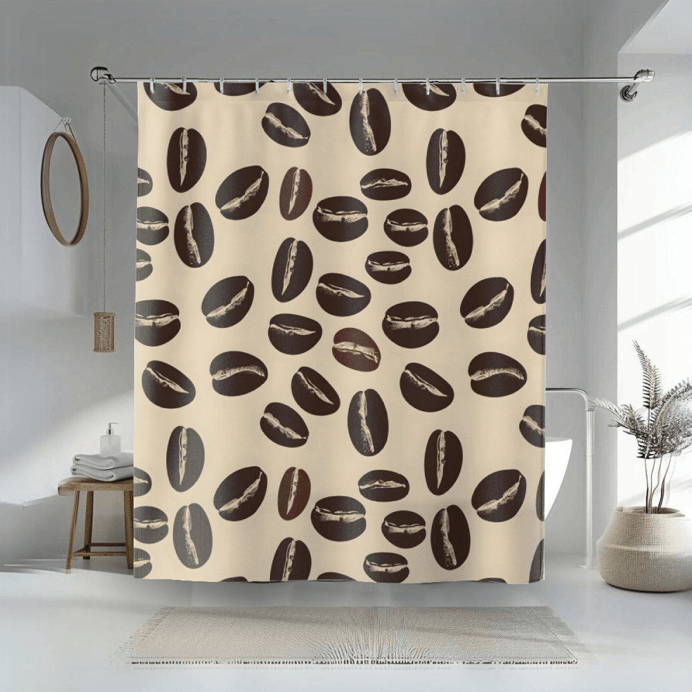 Coffee Bean Bliss Shower Curtain