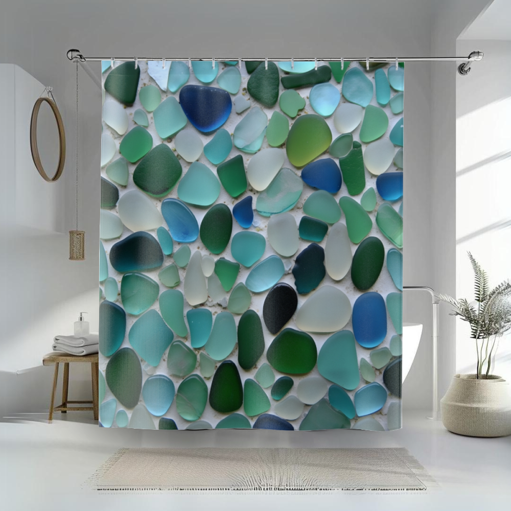 Seaglass Serenity Shower Curtain