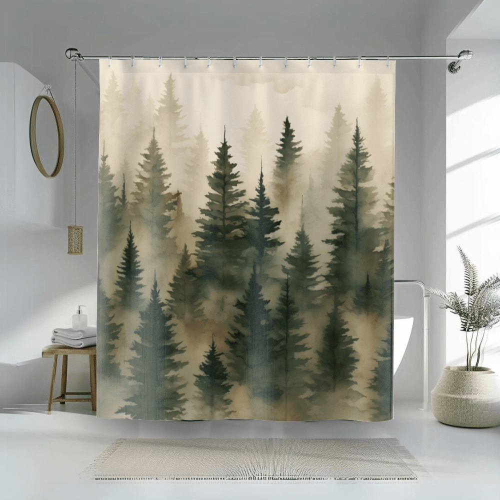 Douglas Fir Serenity Shower Curtain