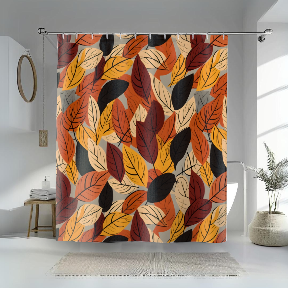 Lush Leaf Shower Curtain