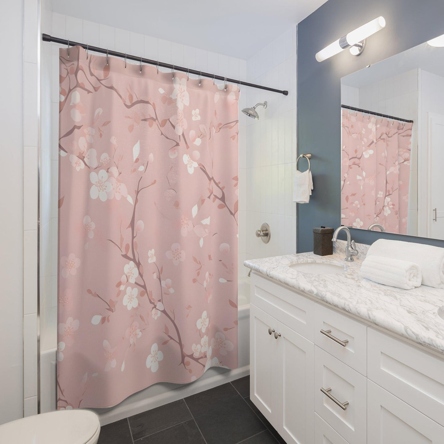 Cherry Blossom Bliss Shower Curtain