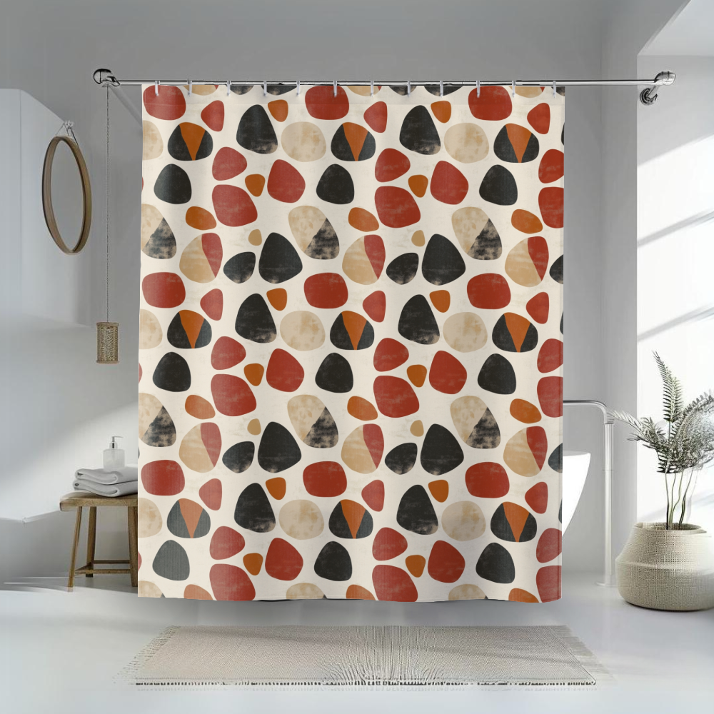 Organic Pebbles Shower Curtains