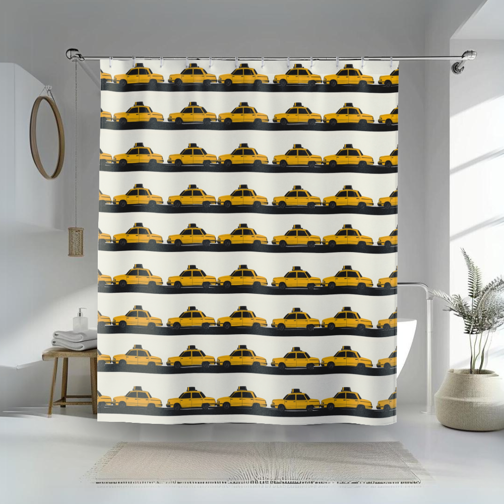 City Taxi Shower Curtain