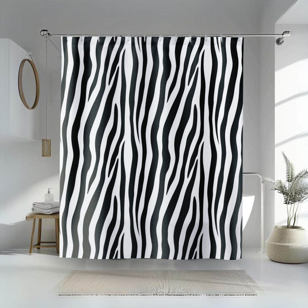 Zebra Stripes Shower Curtain